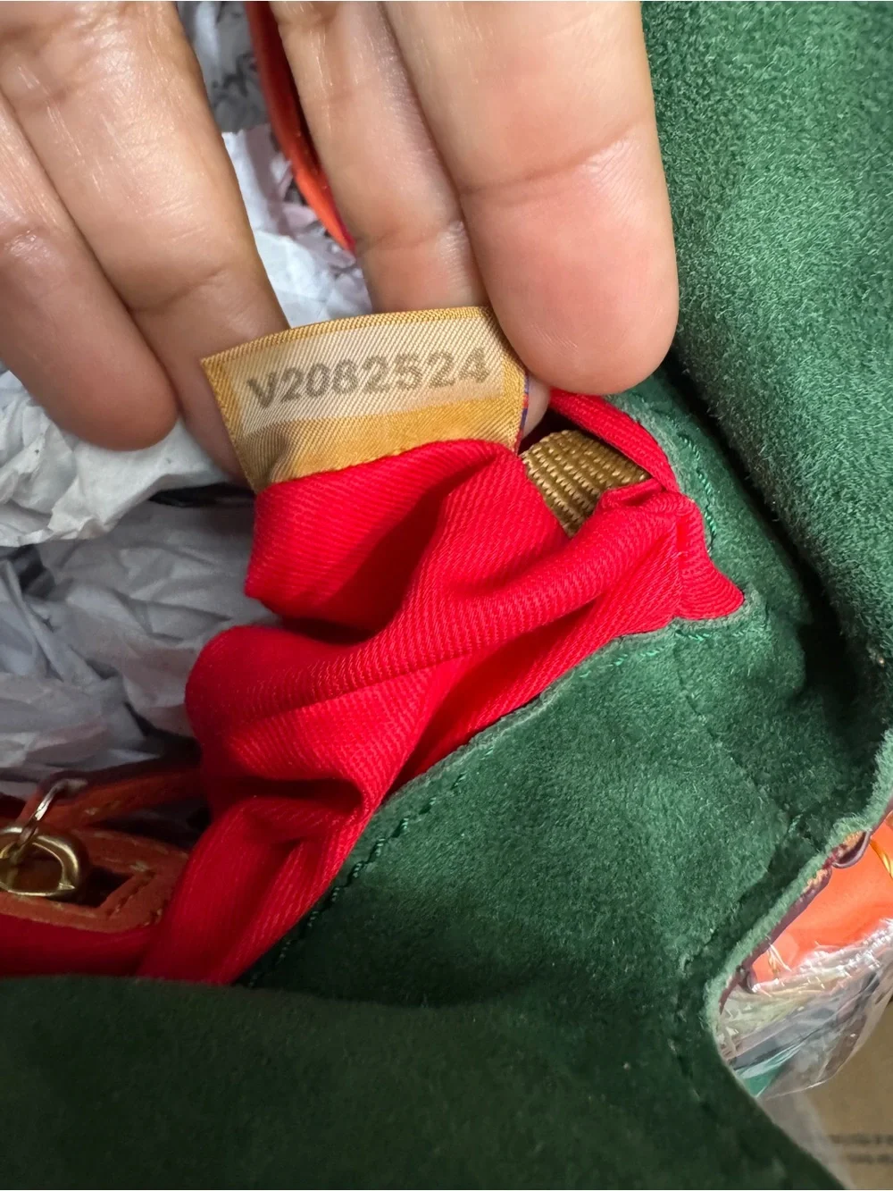 Dooney & Bourke Salmon Florentine Leather Satchel